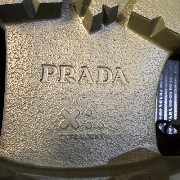 PRADA Monolith leather and Re-Nylon boots with pouch - Picture 15 of 15